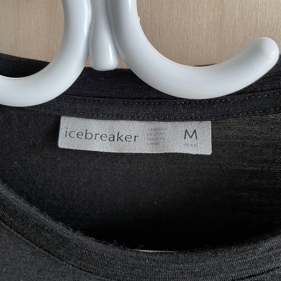 Icebreaker Men's T-Shirt Black Medium - Picture 4 of 5